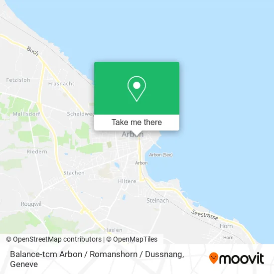 Balance-tcm Arbon / Romanshorn / Dussnang map