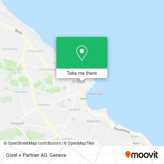 Gisel + Partner AG map