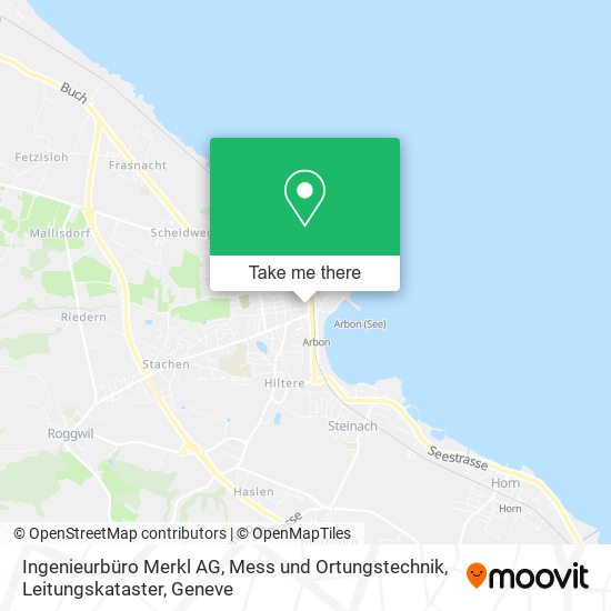 Ingenieurbüro Merkl AG, Mess und Ortungstechnik, Leitungskataster map