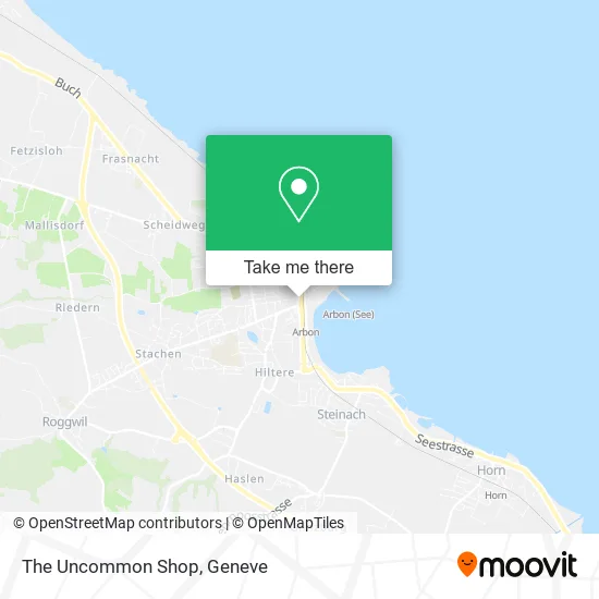 The Uncommon Shop map