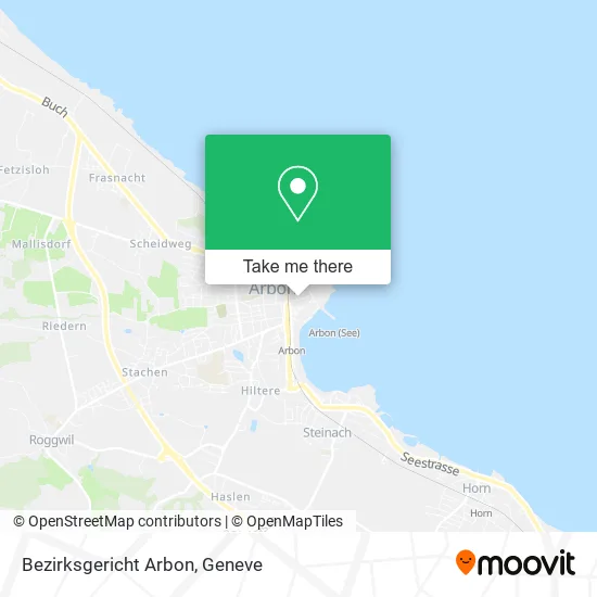 Bezirksgericht Arbon map