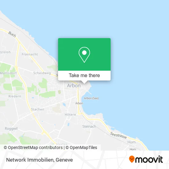 Network Immobilien map