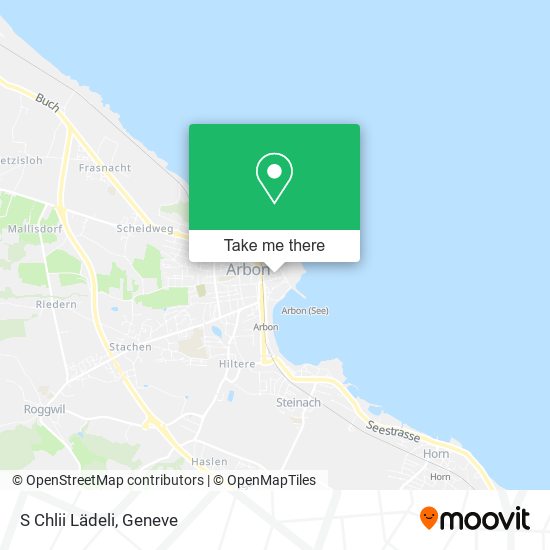 S Chlii Lädeli map