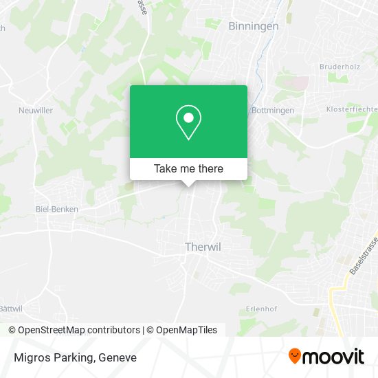 Migros Parking map