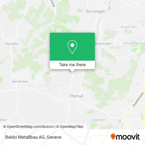 Bebbi Metallbau AG map