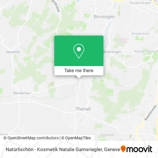 Natürlischön - Kosmetik Natalie Gamsriegler map