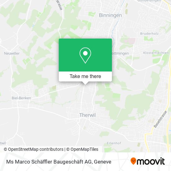 Ms Marco Schäffler Baugeschäft AG map