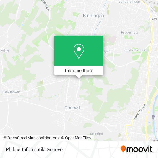 Phibus Informatik map