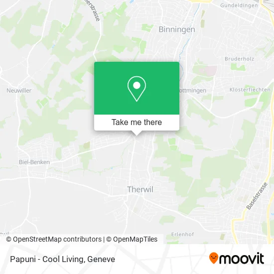 Papuni - Cool Living map