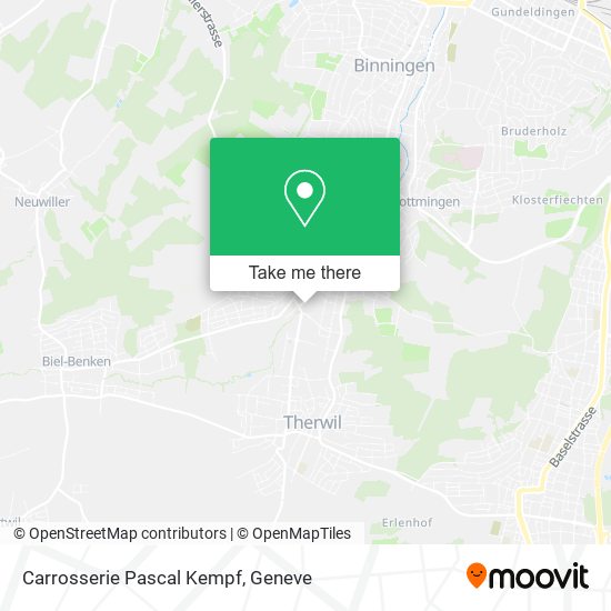 Carrosserie Pascal Kempf map