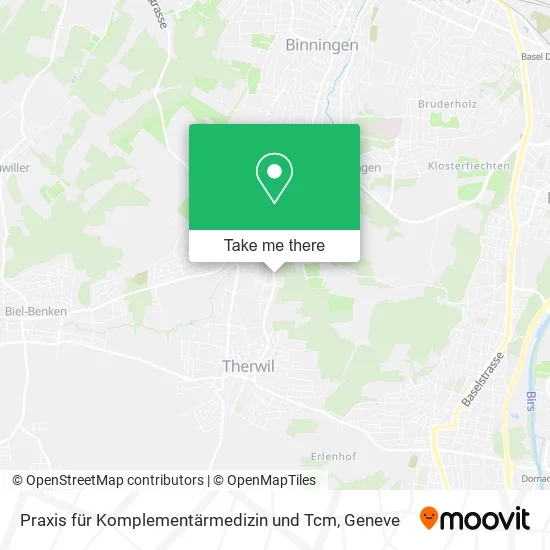 Praxis für Komplementärmedizin und Tcm map