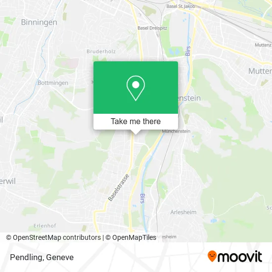 Pendling map