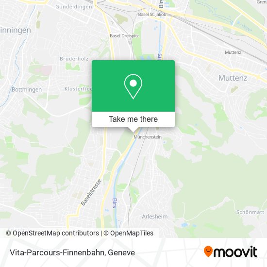 Vita-Parcours-Finnenbahn map