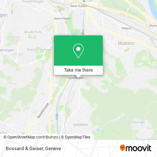 Bossard & Geiser map