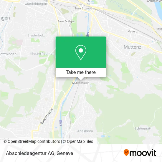 Abschiedsagentur AG map