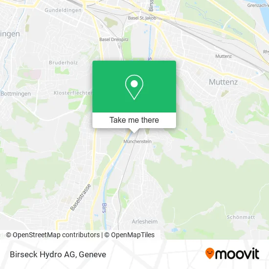 Birseck Hydro AG map