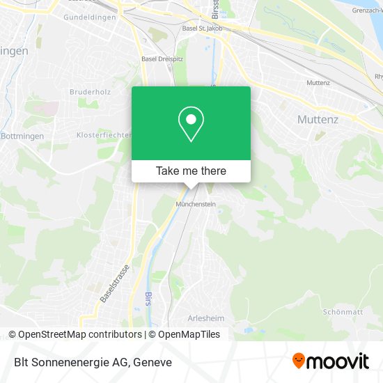 Blt Sonnenenergie AG map