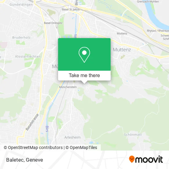 Baletec map