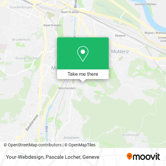 Your-Webdesign, Pascale Locher map