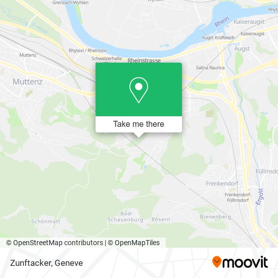 Zunftacker map