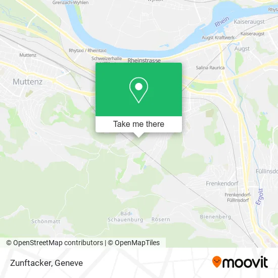 Zunftacker map