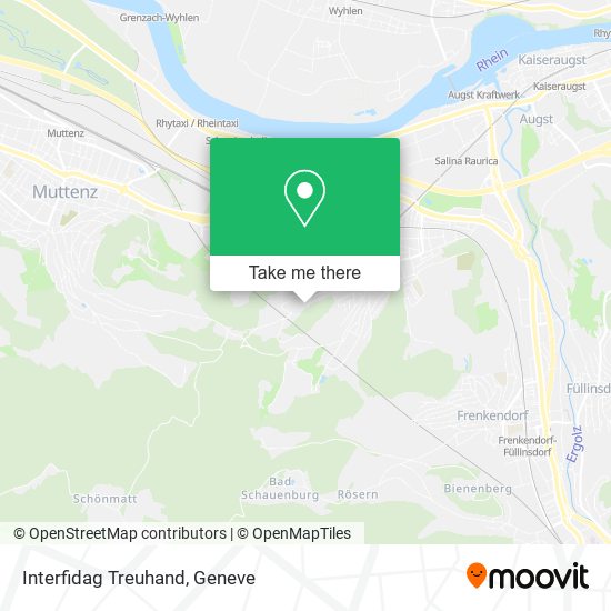 Interfidag Treuhand map