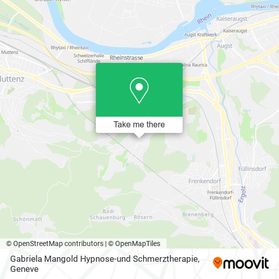 Gabriela Mangold Hypnose-und Schmerztherapie map