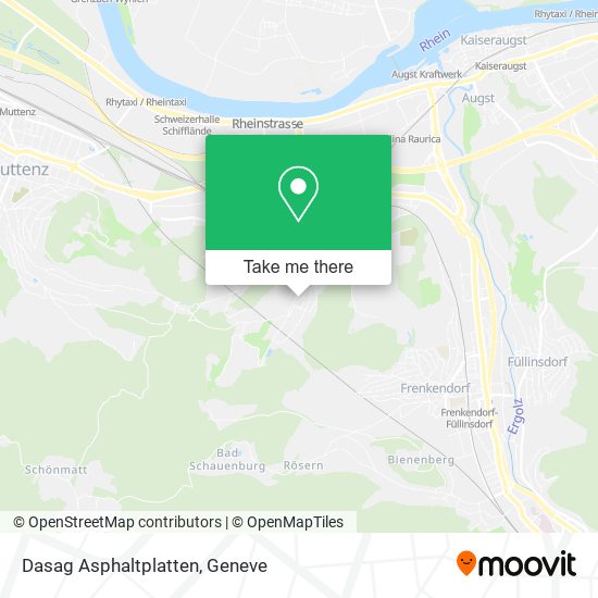 Dasag Asphaltplatten map