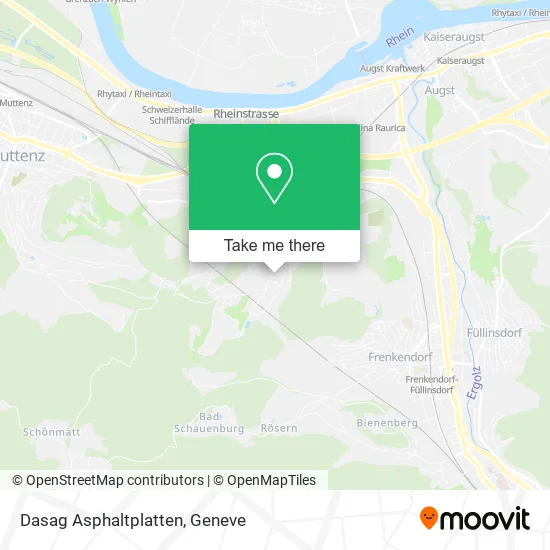 Dasag Asphaltplatten map