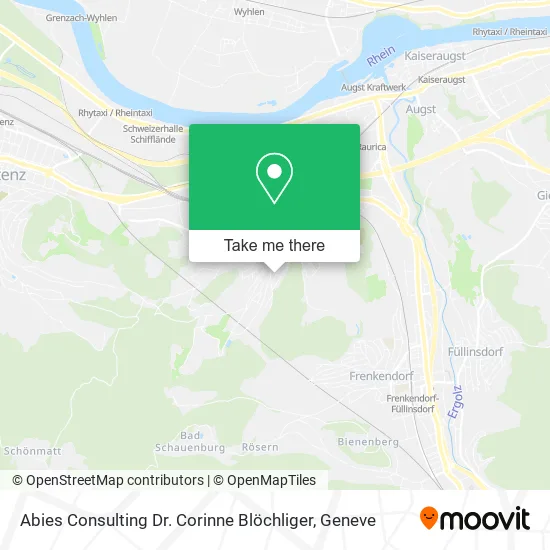 Abies Consulting Dr. Corinne Blöchliger map