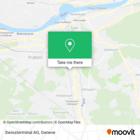 Swissterminal AG map