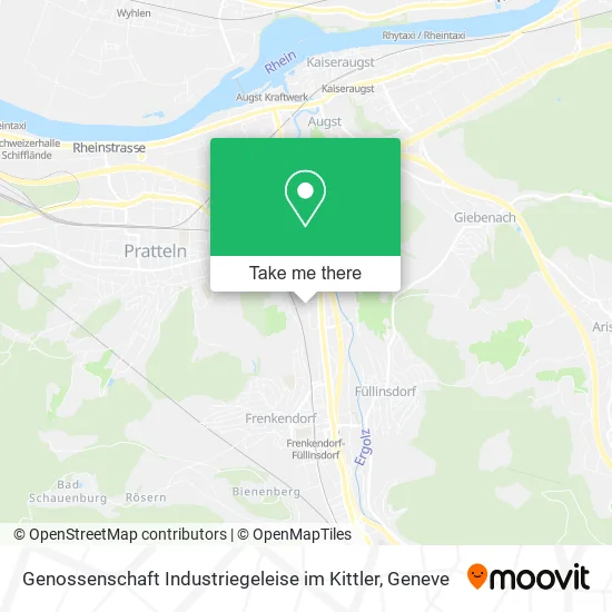 Genossenschaft Industriegeleise im Kittler map