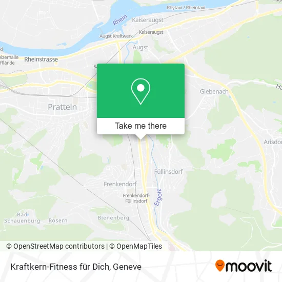 Kraftkern-Fitness für Dich map