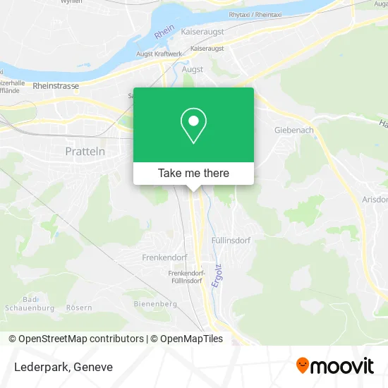 Lederpark map