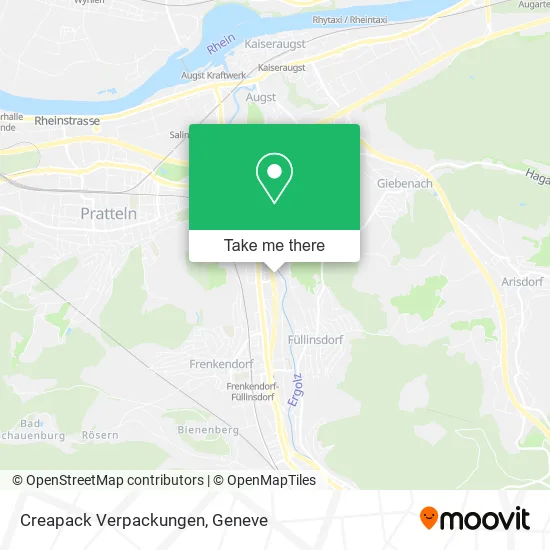 Creapack Verpackungen map