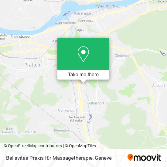 Bellavitae Praxis für Massagetherapie plan