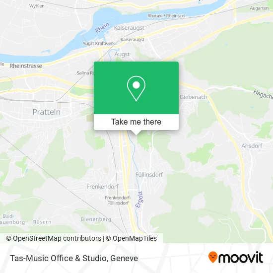 Tas-Music Office & Studio map