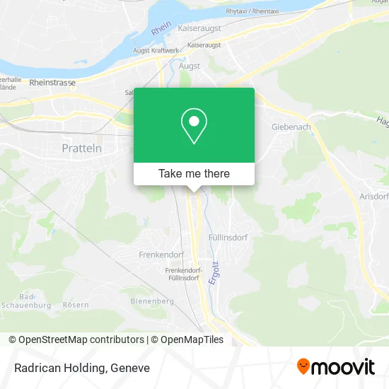 Radrican Holding map
