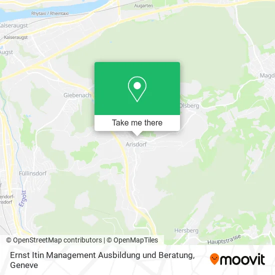 Ernst Itin Management Ausbildung und Beratung map
