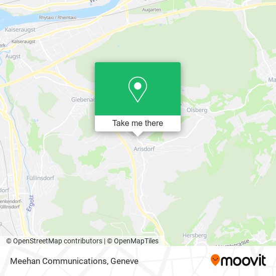 Meehan Communications map