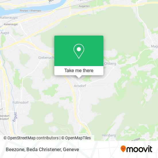 Beezone, Beda Christener map
