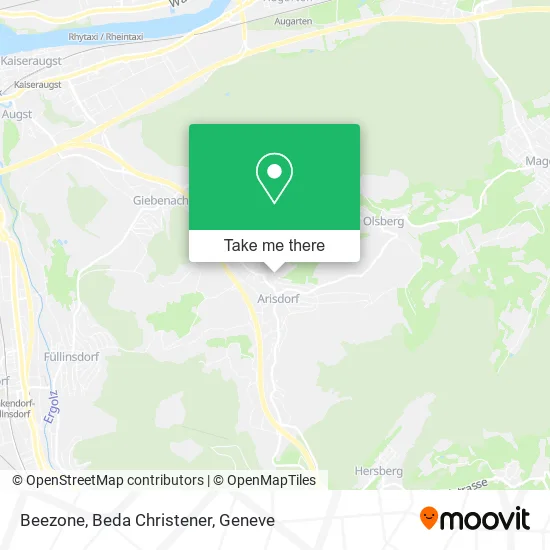 Beezone, Beda Christener map