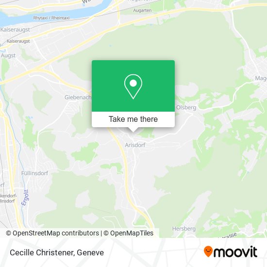 Cecille Christener map