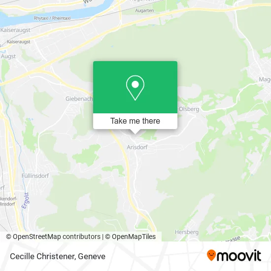 Cecille Christener map