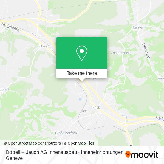 Döbeli + Jauch AG Innenausbau - Inneneinrichtungen map