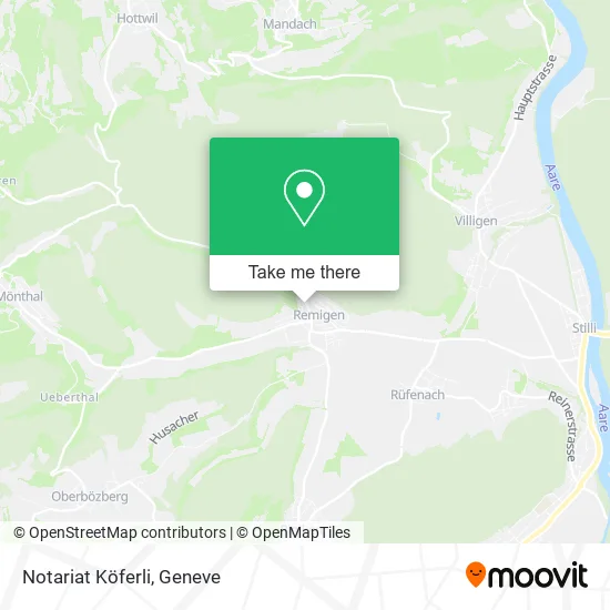 Notariat Köferli map