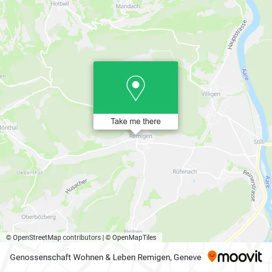 Genossenschaft Wohnen & Leben Remigen map