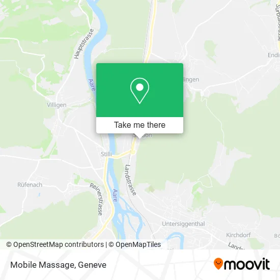 Mobile Massage map