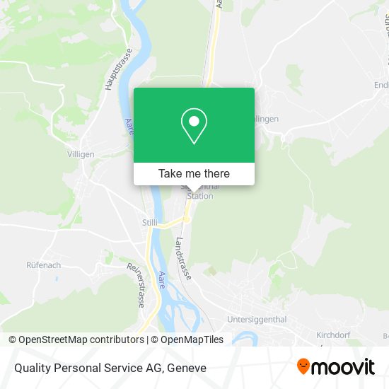 Quality Personal Service AG map