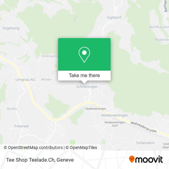 Tee Shop Teelade.Ch map
